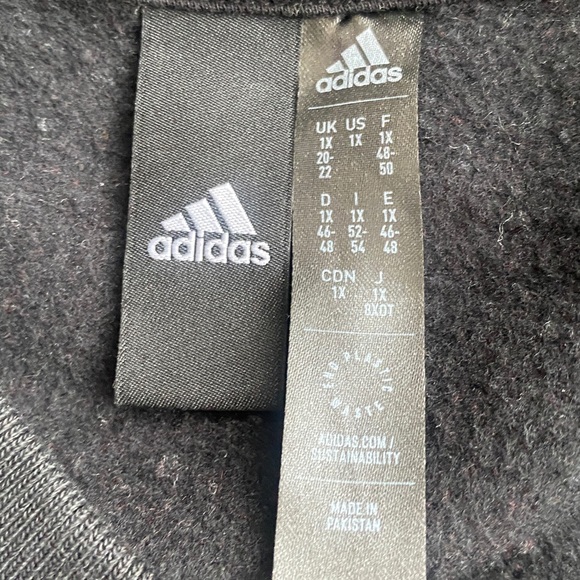 adidas Women's All SZN Fleece Sweatshirt 1X - Picture 5 of 10